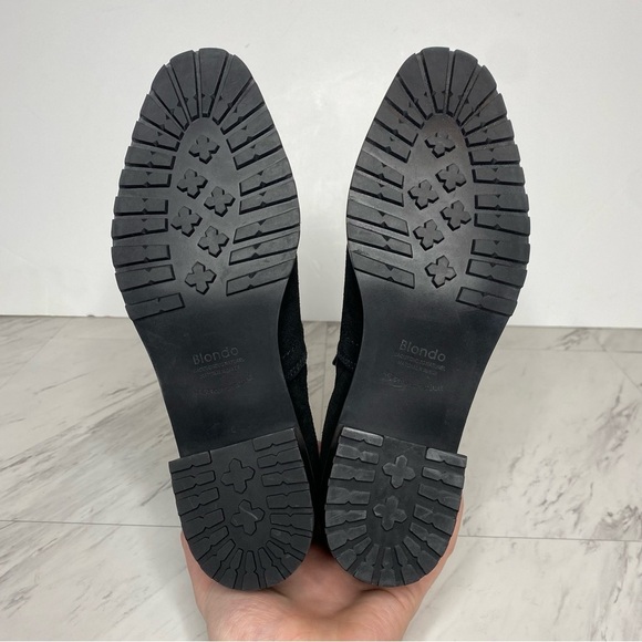 New! Blondo Sandra Black Suede Bootie 7 1/2 M - Picture 14 of 15